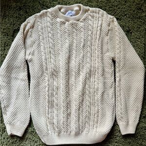 Men's Irish Wool Crewneck Sweater